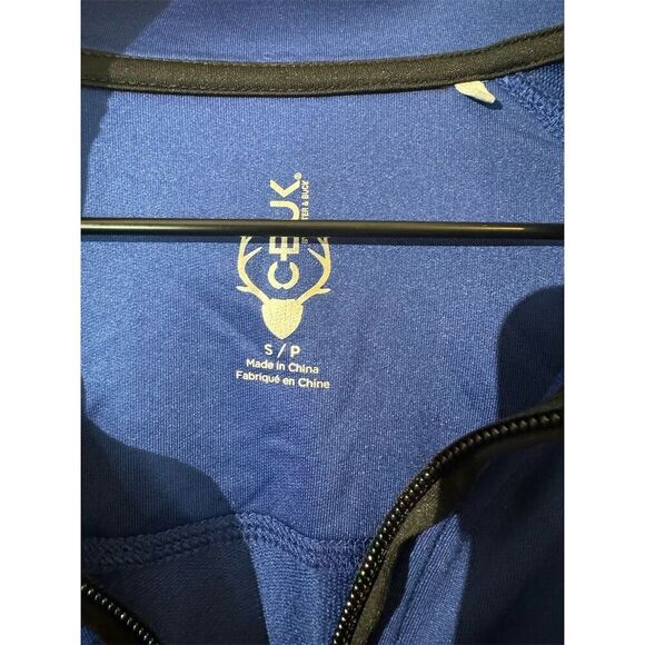 Cutter & Buck Blue Quarter-Zip Base Layer Pullover Long Sleeve S Outdoor Sports - Picture 3 of 8